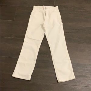 White  Corduroy Brandy Melville Pants